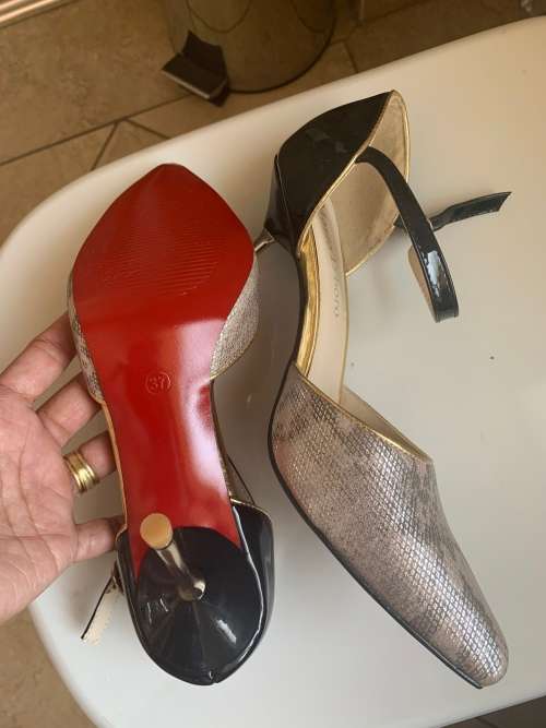 Italian Brand Mario D' Boro Leather High Heels Shoes