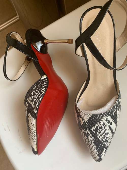 Italian Brand Mario D' Boro Leather High Heels Shoes