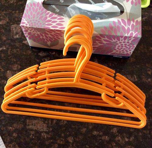 Unisex Children's Hangers form K-MART - 6pcs / pack - ORANGE