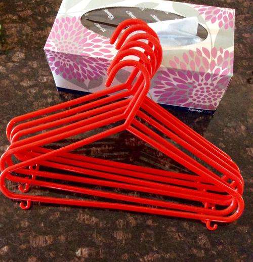 Unisex Children's Hangers form K-MART - 6pcs / pack - RED