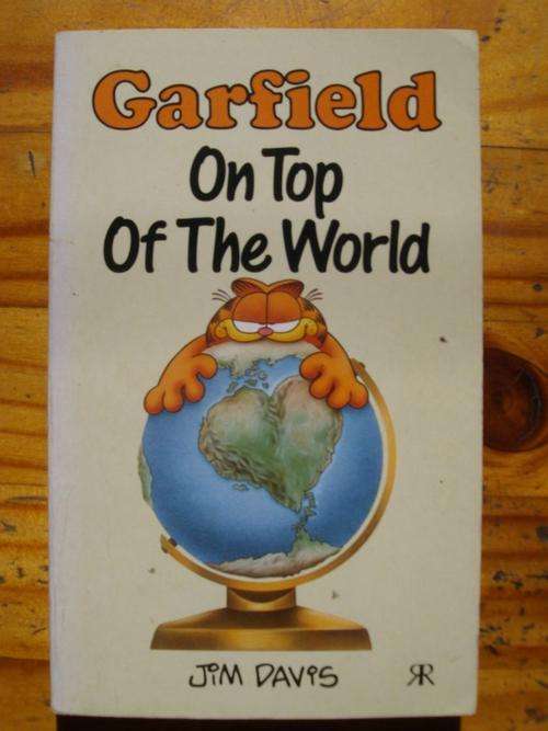 GARFIELD ON TOP OF THE WORLD BY JIM DAVIS