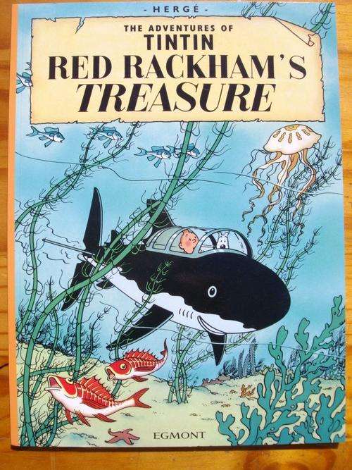 HERGE THE ADVENTURES OF TINTIN - RED RACKHAM'S TREASURE