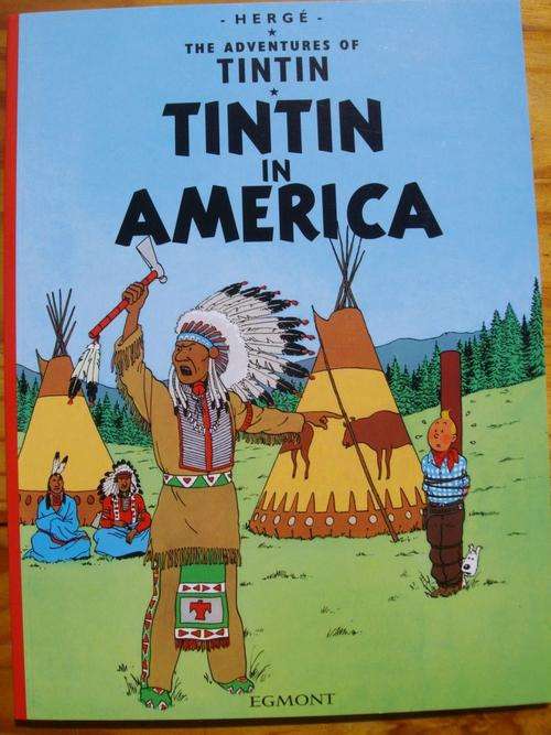 HERGE THE ADVENTURES OF TINTIN - TINTIN IN AMERICA