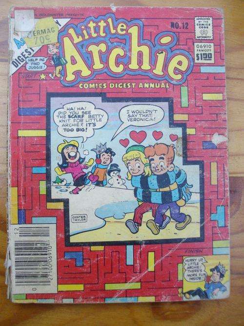 THE ARCHIE DIGEST LIBRARY - LITTLE ARCHIE COMICS DIGEST NO.12