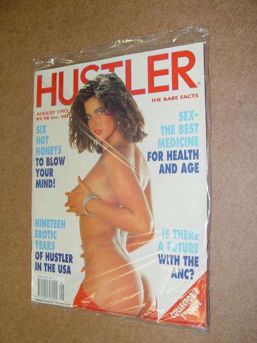 Hustler - August 1993 (Sealed in original plastic, unread) (South African Edition)