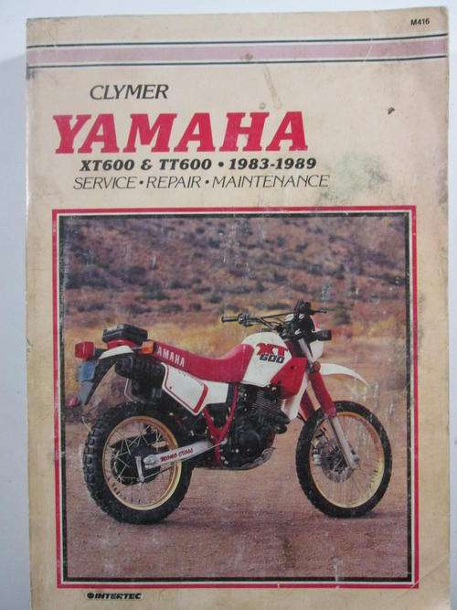 Clymer Yamaha XT600 & TT600 1983-1989