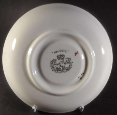 ROYAL GRAFTON  ENGLISH FINE BONE CHINA SAUCER  " MAJESTIC "