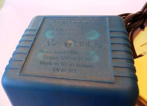 SCALEXTRIC C.918 POWER UNIT / TRANSFORMER 220V -12V