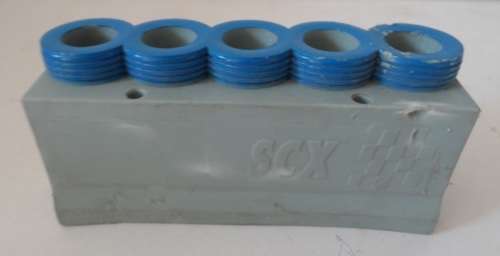 SCX   STACKED TYRES  IMPACT BARRIER