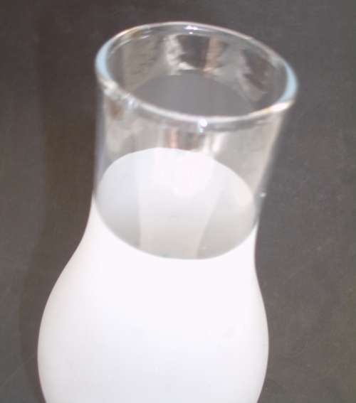 REPLACEMENT PARAFFIN / KEROSENE FROSTED GLASS CHIMNEY