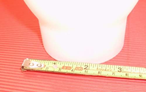 REPLACEMENT PARAFFIN / KEROSENE FROSTED GLASS CHIMNEY