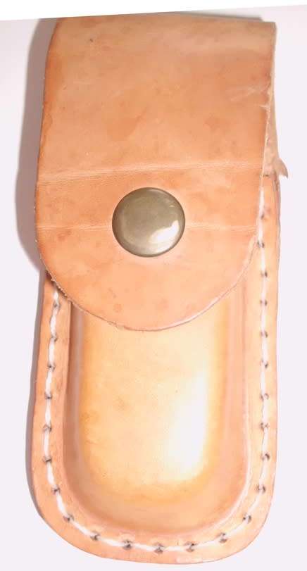HANDMADE STITCHED , SOLID LEATHER BELT SHEATH  SUITABLE FOR LEATHERMAN OR SWISS ARMY , KNIFE