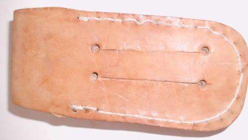 HANDMADE STITCHED , SOLID LEATHER BELT SHEATH  SUITABLE FOR LEATHERMAN OR SWISS ARMY , KNIFE