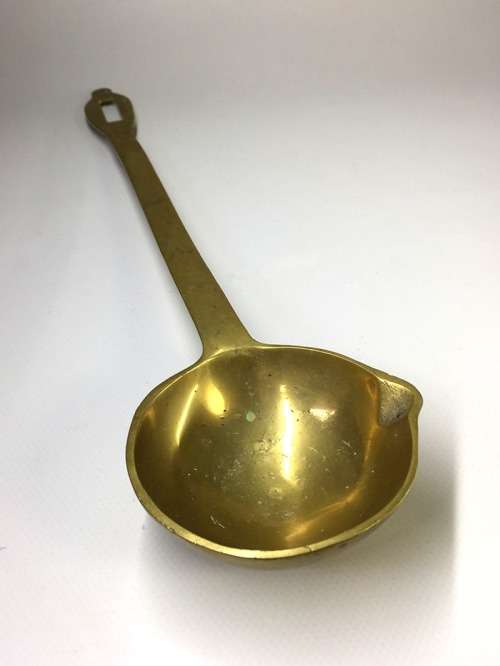 SOLID BRASS KITCHEN LADLE