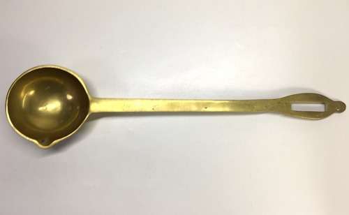 SOLID BRASS KITCHEN LADLE