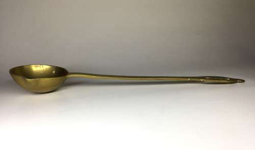 SOLID BRASS KITCHEN LADLE