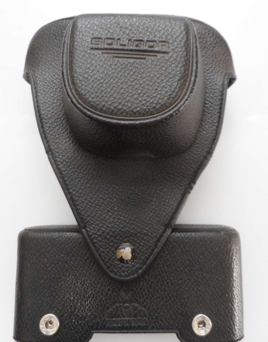 VINTAGE SOLIGOR  SLR CAMERA  & LENS CASE , SEMI-SOLID MOULDING