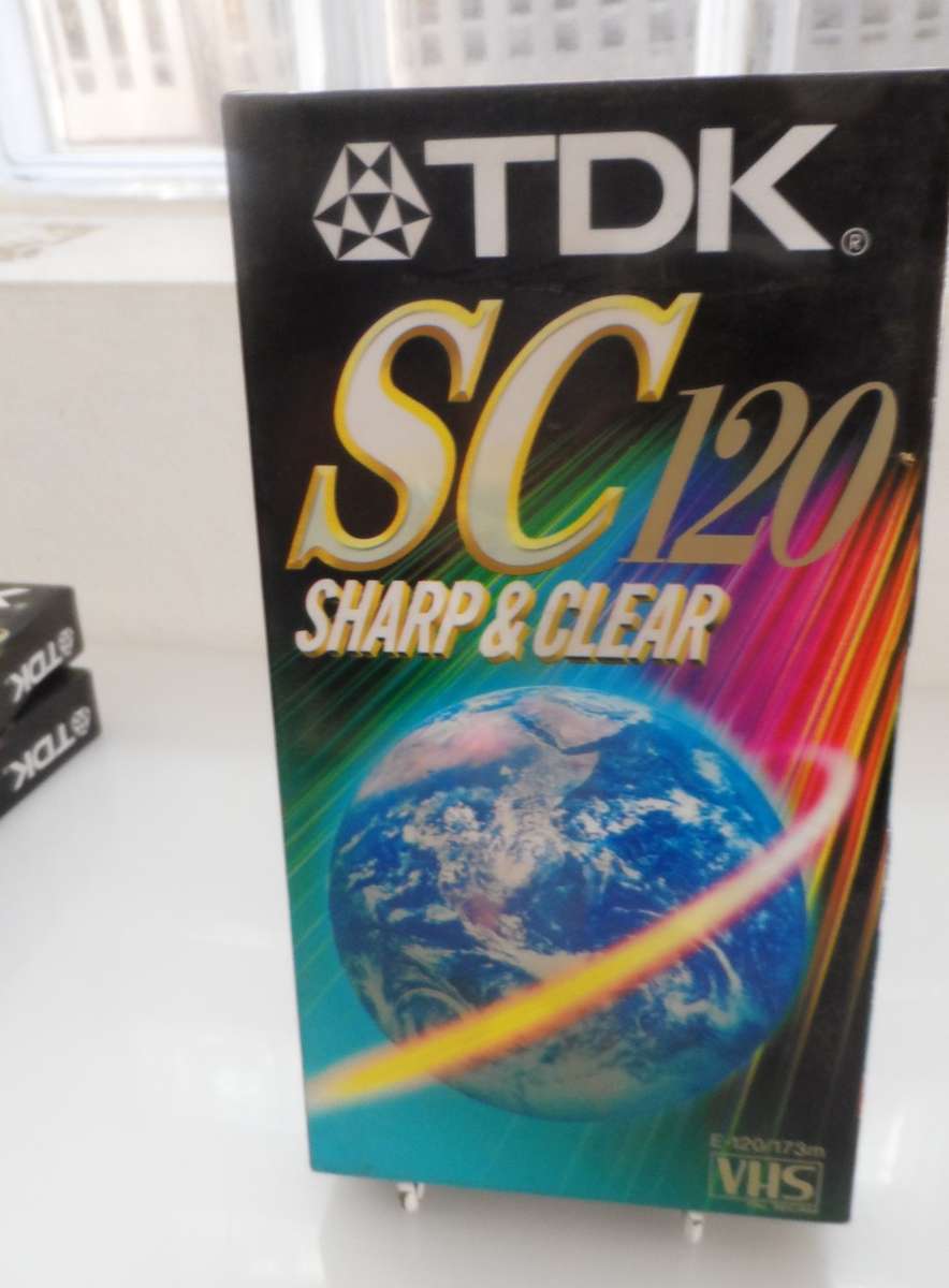 TDK , SC , VHS CASSETTE , PAL SECAM, E120 / 173 m