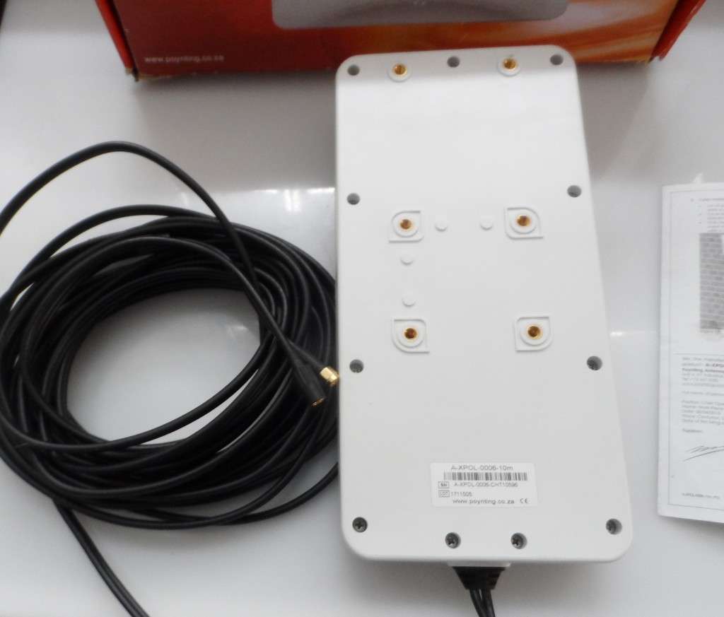 POYNTING A-XPOL-0006-10m DUAL POLARISED, HIGH GAIN , LTE ANTENNA  with 10 mtrs cable, & fittings NEW