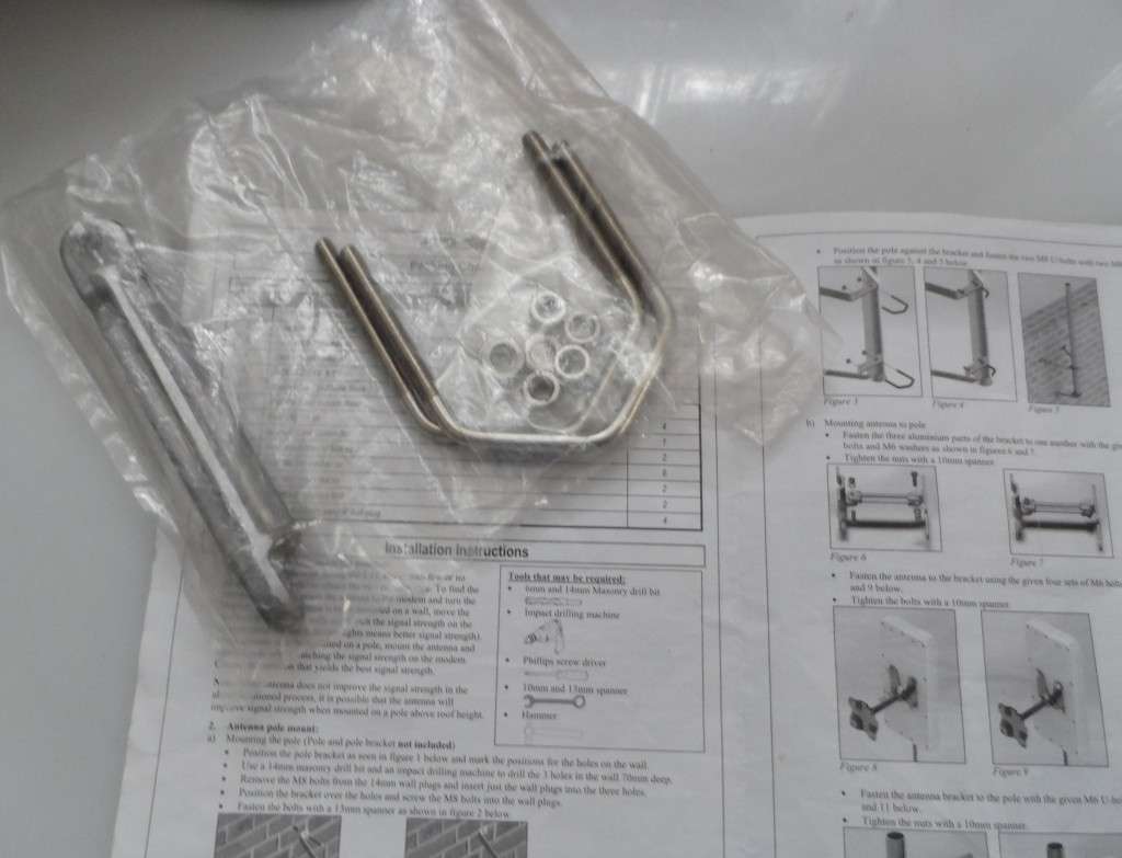 POYNTING A-XPOL-0006-10m DUAL POLARISED, HIGH GAIN , LTE ANTENNA  with 10 mtrs cable, & fittings NEW