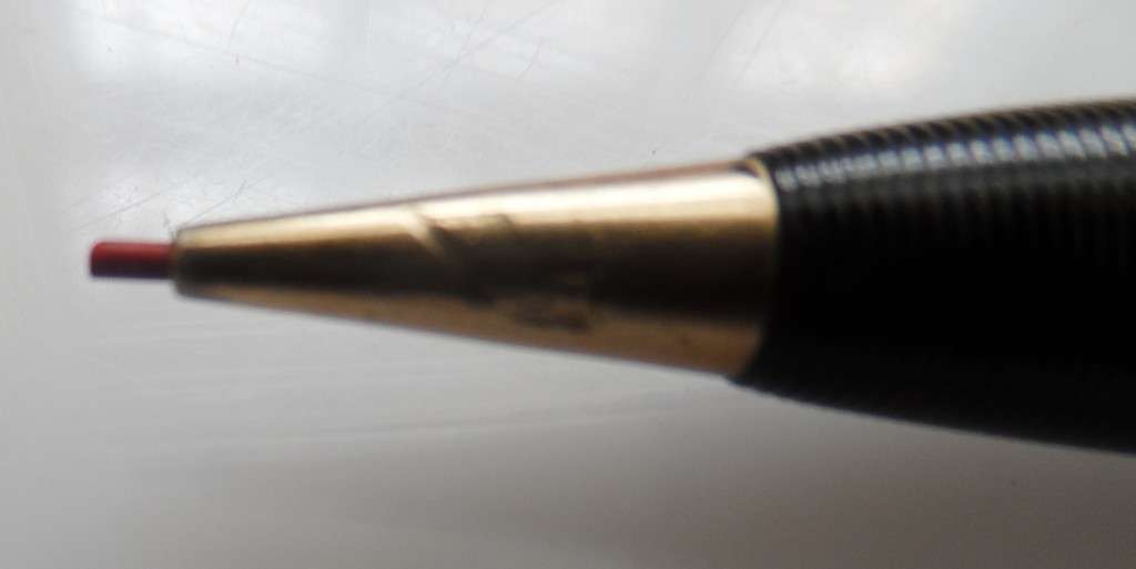 VINTAGE SHEAFFERS PROPELLING PENCIL       red lead