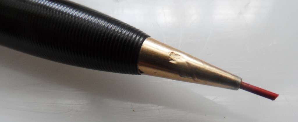 VINTAGE SHEAFFERS PROPELLING PENCIL       red lead