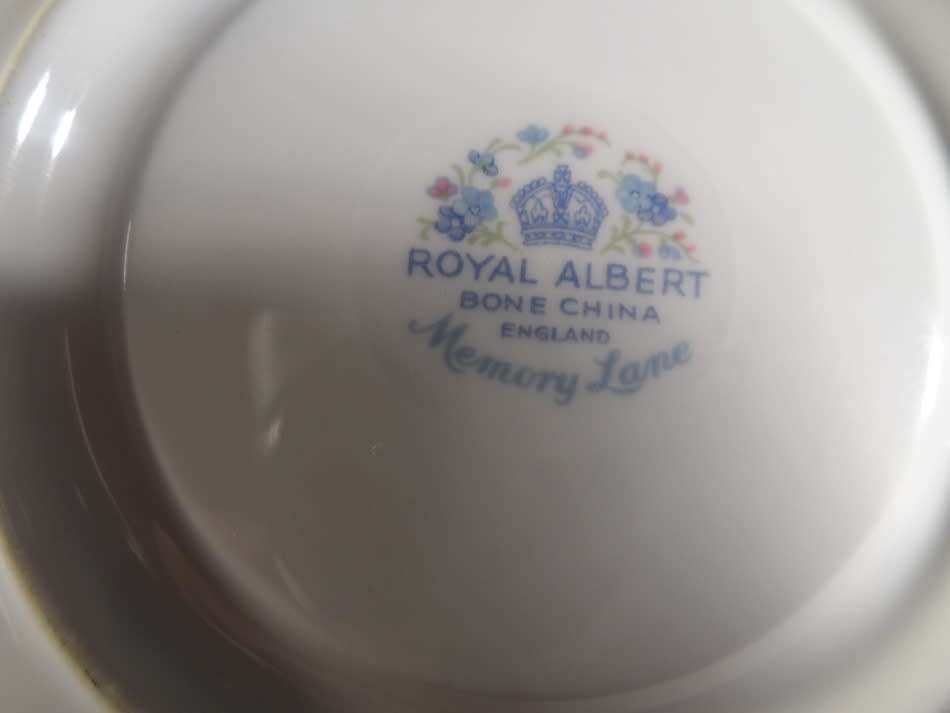 ROYAL ALBERT `MEMORY LANE   REPLACEMENT SAUCERS  X 2