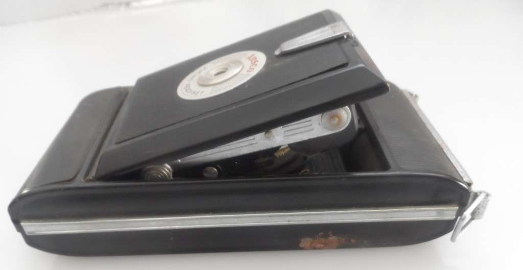 VINTAGE  1952 , ANSCO VIKING , READY SET CAMERA & LEATHER CAMERA CASE