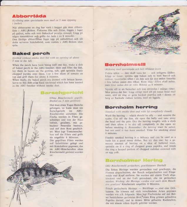 ABU SMOKER  MADE IN SWEDEN  by OPTIMUS, UNUSED WITH MANUAL RECIPE BOOK , CANNED HEAT & SMOKE DUST