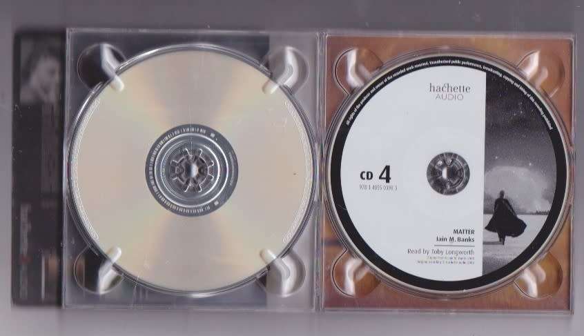 Iain Banks  `MATTER  ` 5 cd,s audio book , box set in the: Culture Series