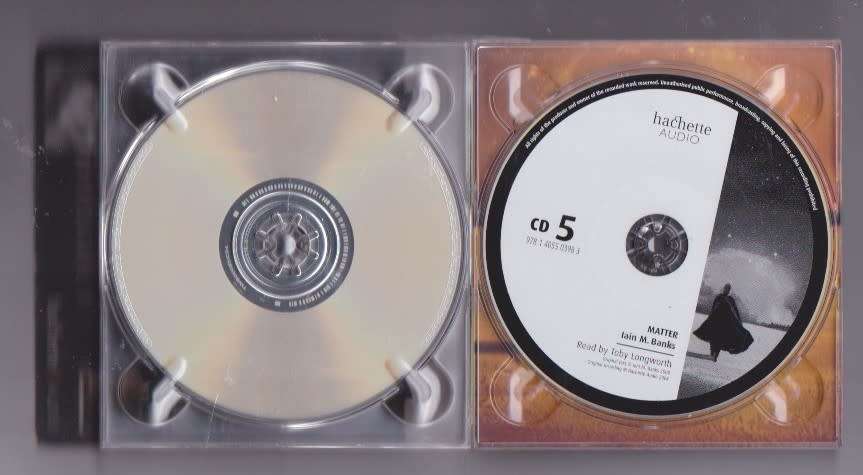 Iain Banks  `MATTER  ` 5 cd,s audio book , box set in the: Culture Series
