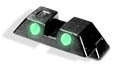 Glock Night Sights Tritium Metal (Green Front, Rear Orange) Glock original