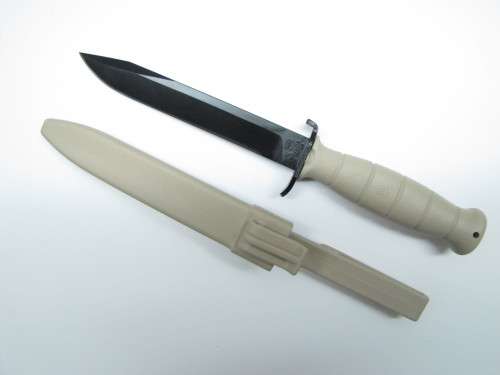 Glock Field FM 78 Fixed Blade Knife Desert Tan (6.5" Black Plain Blade)