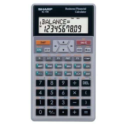 Sharp Business and Financial Calculator EL-738