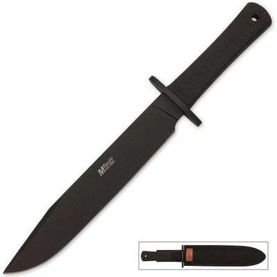 MTECH Bowie with Rubber Handle Black