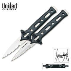 United Cutlery Special Agent Stinger Daggers with Hidden Belt Sheath