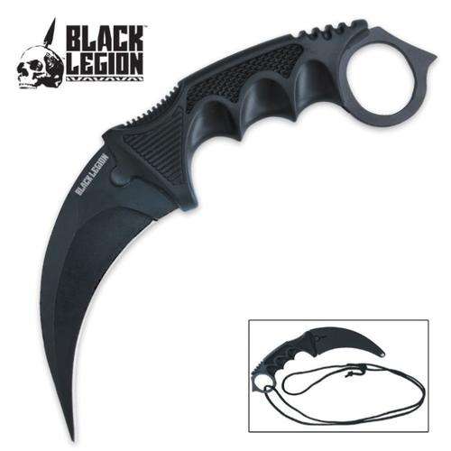 Black Legion Ninja Warrior Kerambit with Sheath