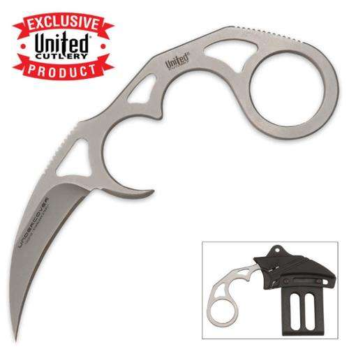 United Cutlery Undercover Sonic Kerambit, Silver with Sheath