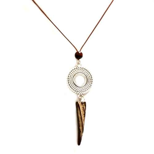 Necklace, European style Necklace, Coconut wood Necklace