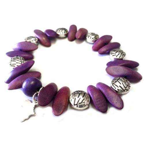 Bracelet, European style - Wooden Bangle - Bracelet