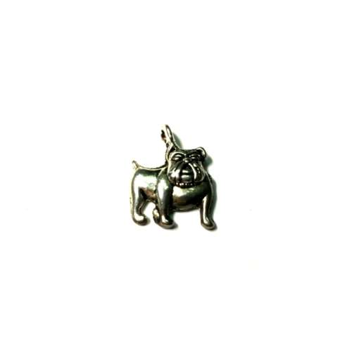 Pendant / Nickel free Metal / Dog / 18mm x 13mm / Price p. 1pc / for crafting
