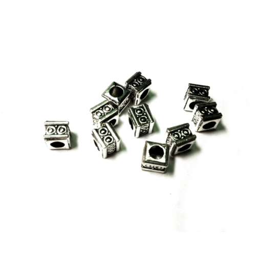 Beads / Metal Beads / Price p.10 pcs /  Spacer / 5mm / Beads for jewellery crafting / Nickel free
