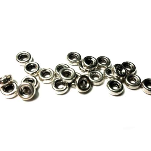 Beads /Price p. 20pcs / Metal Beads - Spacer / 6x2.5mm / Beads for jewellery crafting / Nickel free