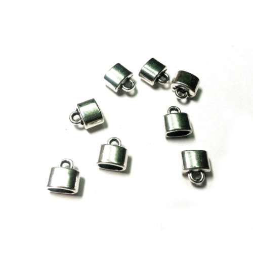 Cord - Ribbon Ends 8mm -price 10pcs- for jewellery crafting -