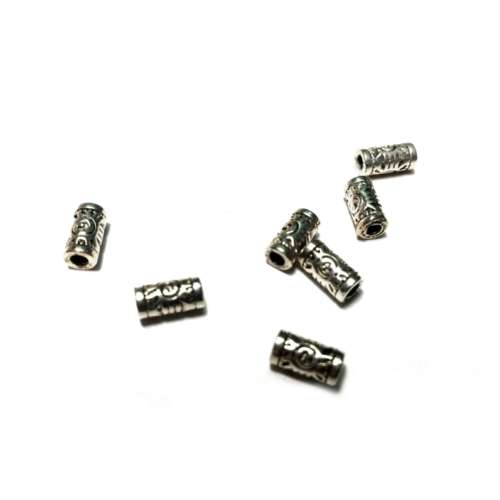 Beads / Metal Beads -20pcs - Spacer -7mm x 3mm - for jewellery crafting - Nickel free Beads
