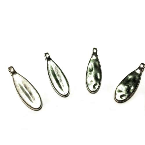 Beads / Metal Beads -9pcs- Spacer -12mm x 7mm - Beads for jewellery crafting - Nickel free