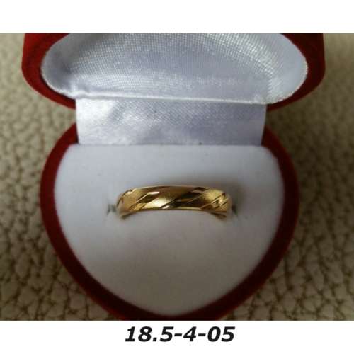 Rings - Brass - 18.5 diameter -width 4mm- different designs - see pictures
