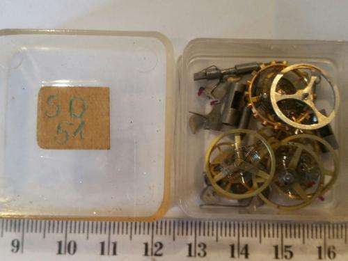 Clock - watch parts - gears and more - Watchmaker or crafter - find your Treasure