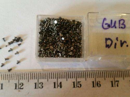 watch parts -diverse screws for Glashütte watches - Watchmaker or crafter - find your Treasure