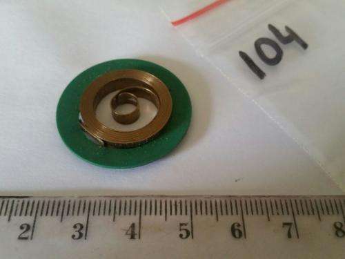 Watch movement parts clock winding springs thickness 4mm -Watchmaker Treasures